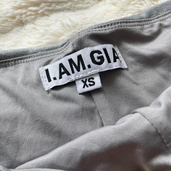 I AM GIA Silver Low-Rise Mini Skirt - Picture 5 of 5